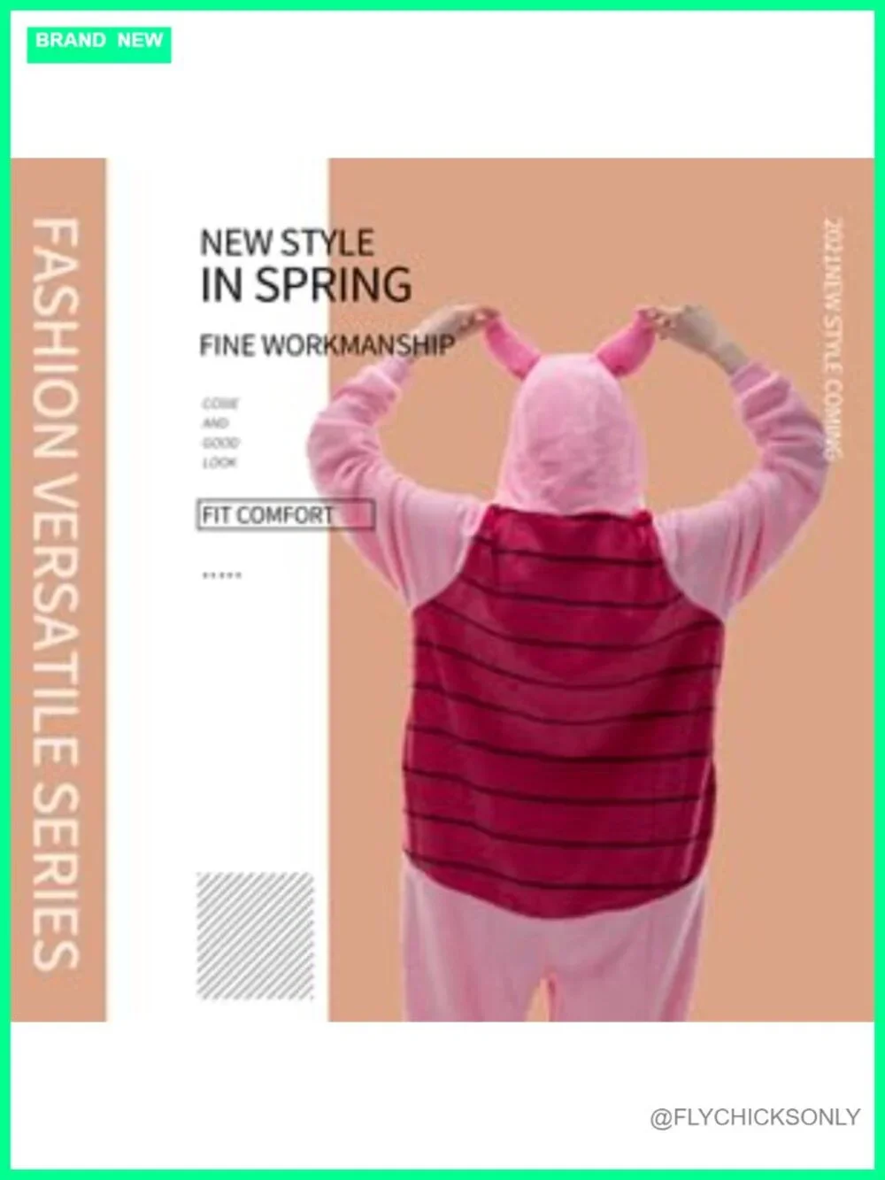 Unisex Flannel Onesie Pajamas Cosplay Animal One Piece Sleepwear Zipper